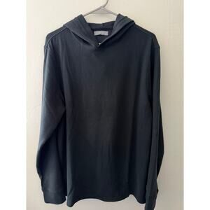 Geoffrey Beene Men’s Hooded Long Sleeve Tee Black — Size Large — NWT